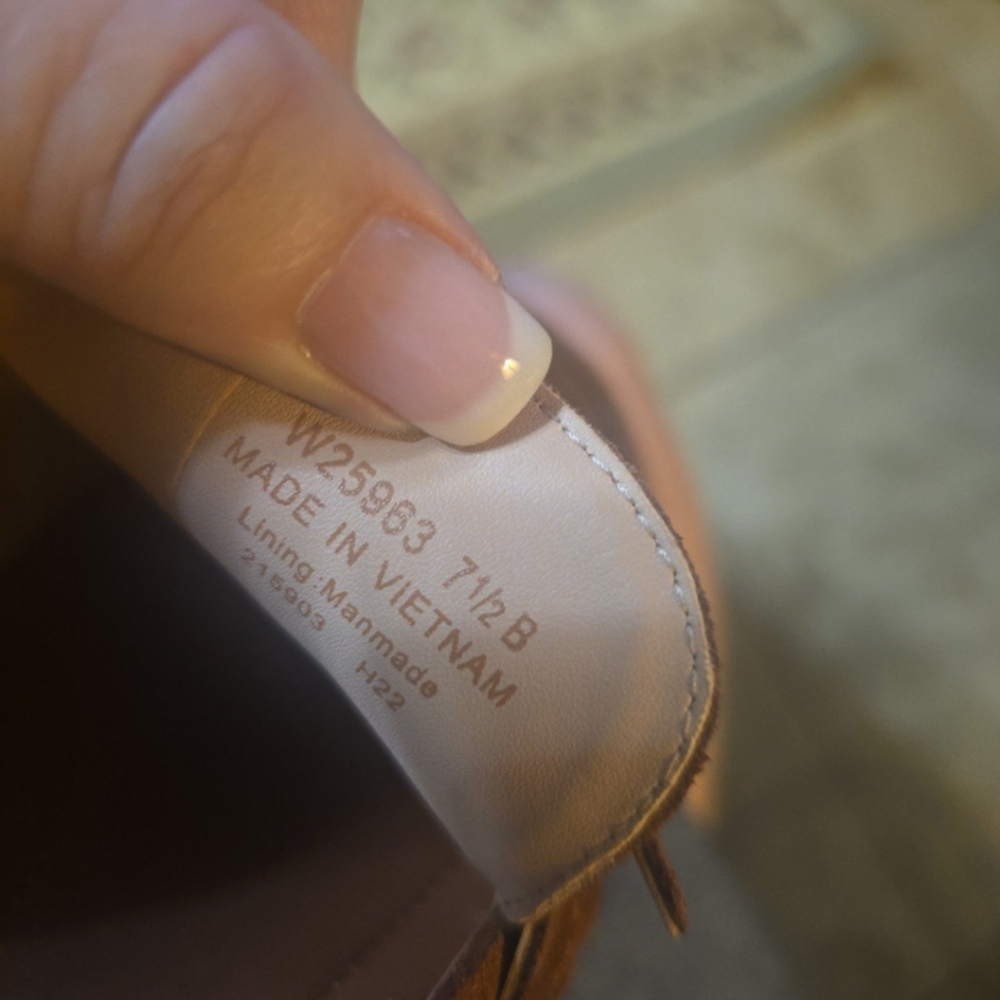 NEW! Cole Haan Brown Suede Mules with Bow Detail 7.5 PRICE IS FIRM - Picture 8 of 8